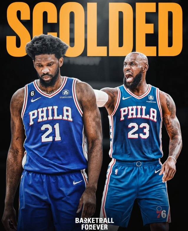 ESPN知名解说:恩比德在训练中迟到 詹姆斯当面说了他一顿封面