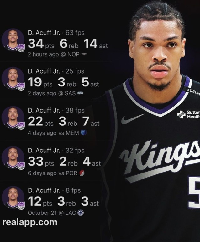 阿卡夫仅用5场就解锁生涯100分 NBA历史控卫第二快&仅次于大O封面