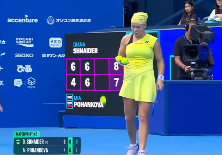 施耐德2-0波汉科娃，晋级WTA500东京站决赛，将与费尔南德斯争冠封面