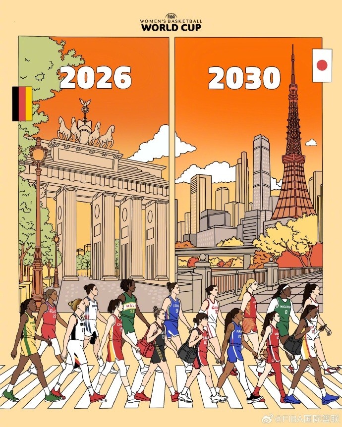 2030年女篮世界杯将在日本东京举行 赛事2030年11月26日开幕封面