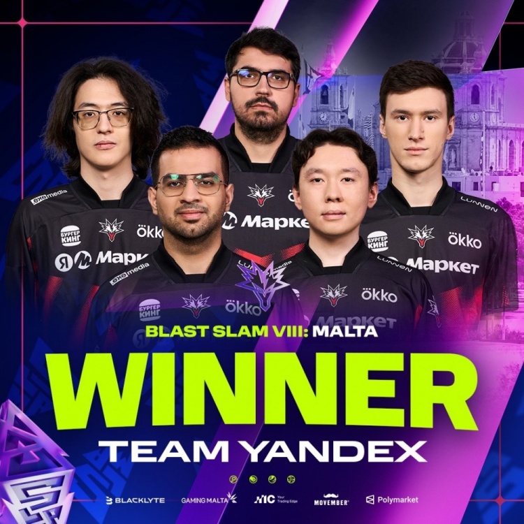ATF来了之后两连冠!Yandex击败Spirit拿下BLAST SLAM VIII冠军封面