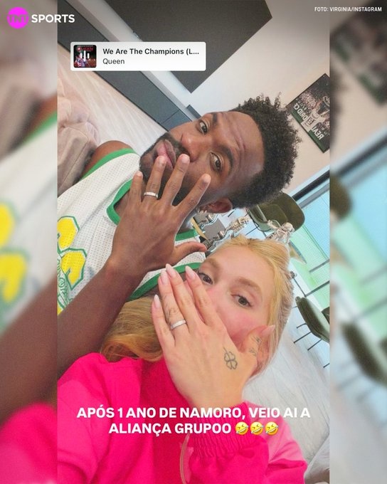 感情稳定!维尼修斯女友晒两人合照,戴上恋爱对戒尤为引人瞩目封面