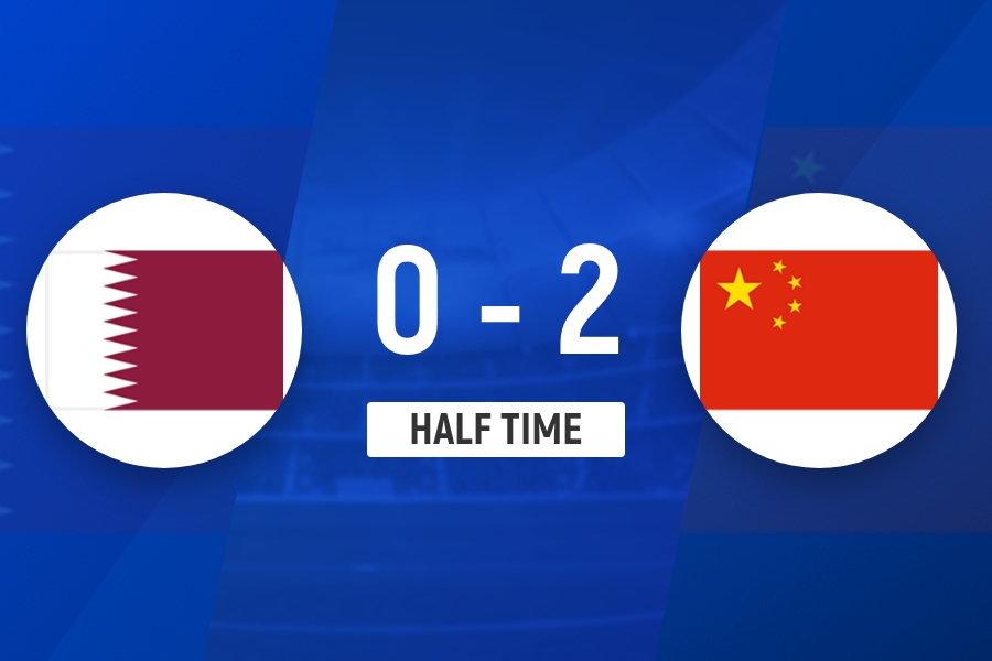 半场-中国U16男足2-0领先卡塔尔U17 袁博涵破门刘宇洋连过3人建功封面