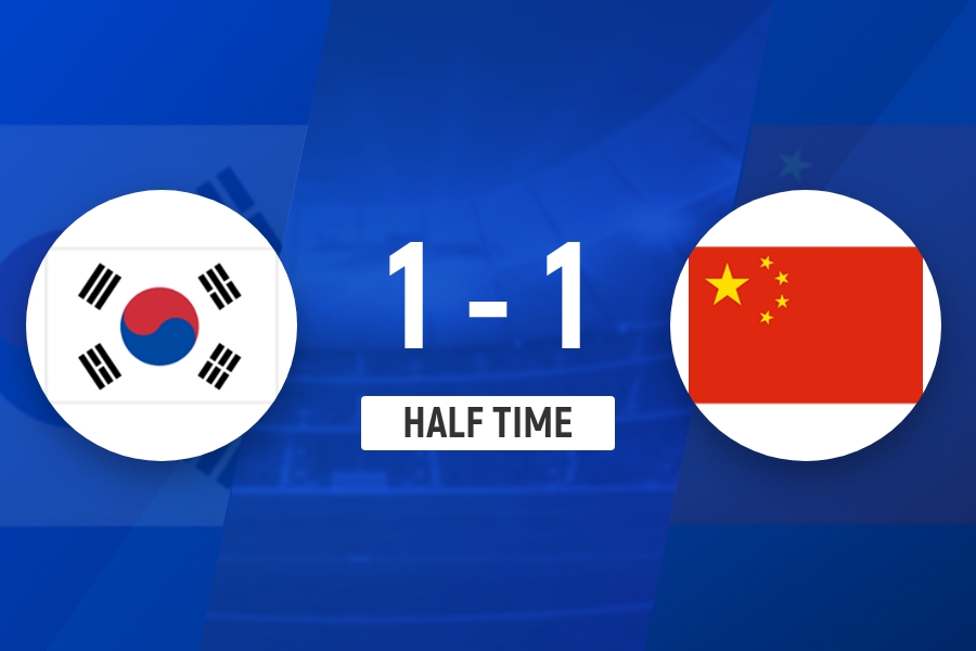 半场-U23国足1-1韩国U23 王钰栋单刀破门毛伟杰献助攻徐彬送角球封面