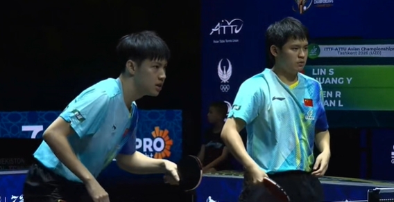 又一个让1追3！林诗栋/黄友政3-1温瑞博/袁励岑 亚锦赛男双夺冠封面