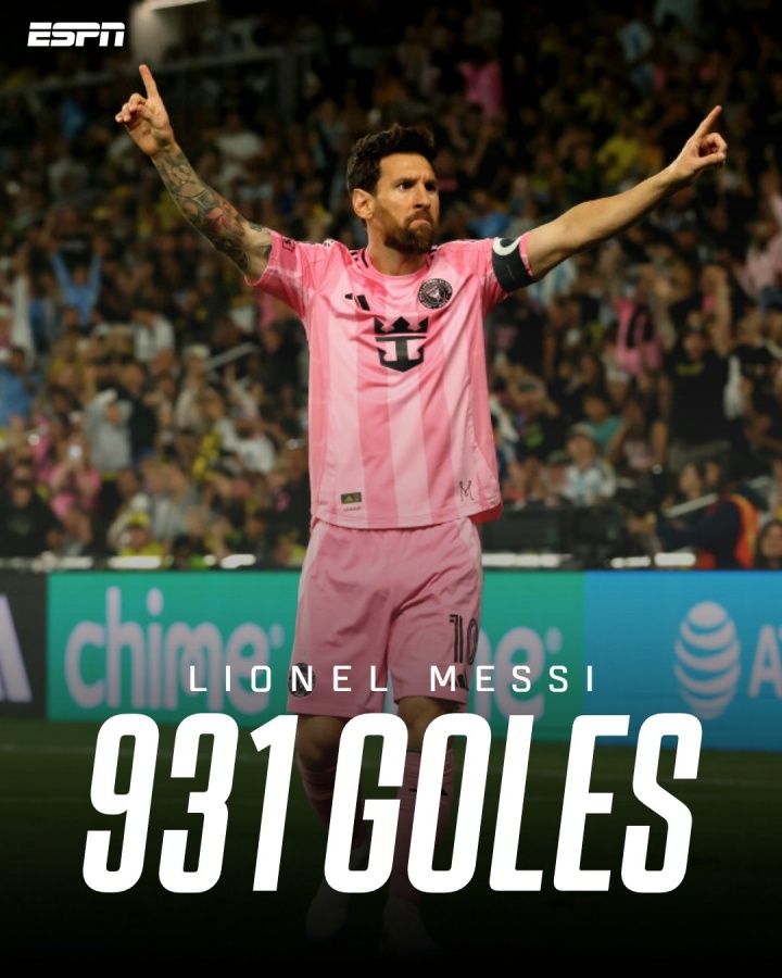 距千球还差69球！梅西生涯当前已进931球，其中非点球进球数817球封面