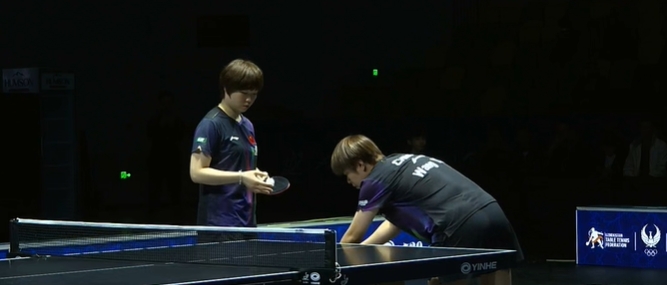 让一追三!蒯曼/王艺迪3-1张本美和/早田希娜 亚锦赛女双夺冠封面