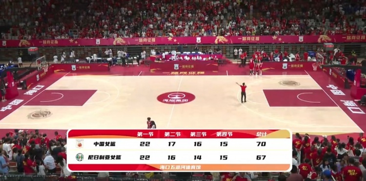 🏀热身赛-中国女篮险胜尼日利亚 张子宇24+11 杨舒予12+6封面