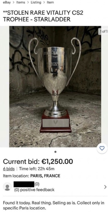 奖杯都被拍卖了🤣Vit基地被砸 奖杯被偷走后挂到拍卖平台销赃封面