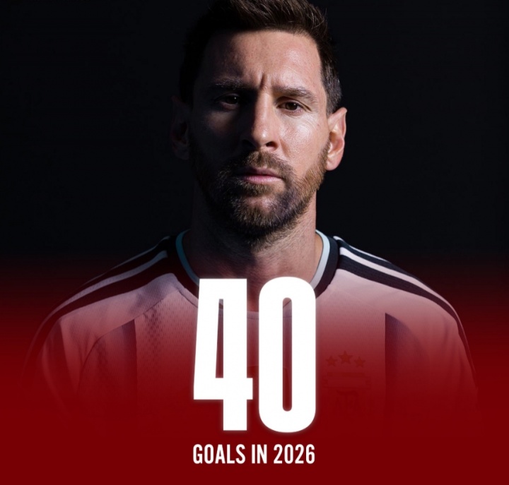 超级两双！39岁梅西2026年目前44场打进40球，还送出21次助攻！封面
