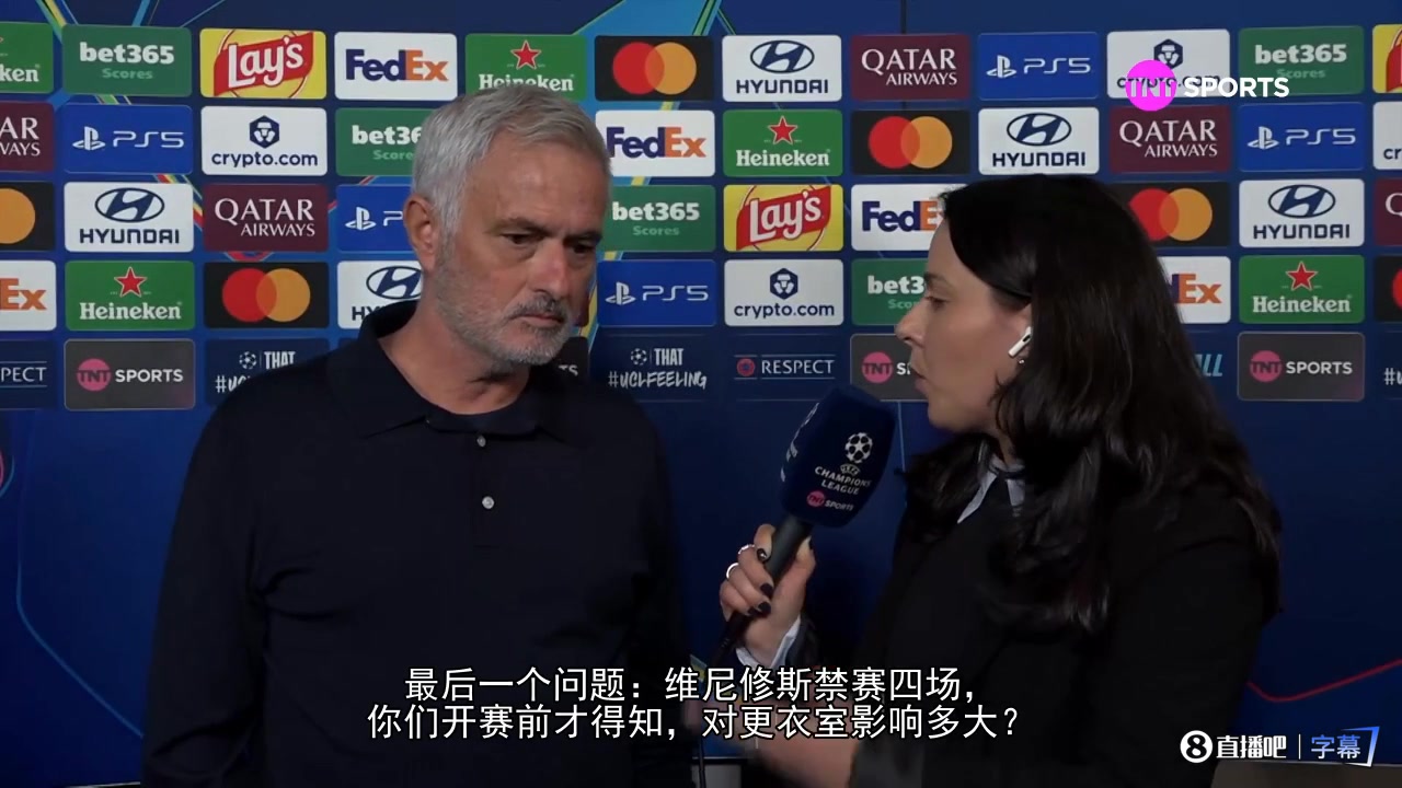 十分不满❗️穆里尼奥开炮:赛前两小时才官宣禁赛，故意搞心态封面