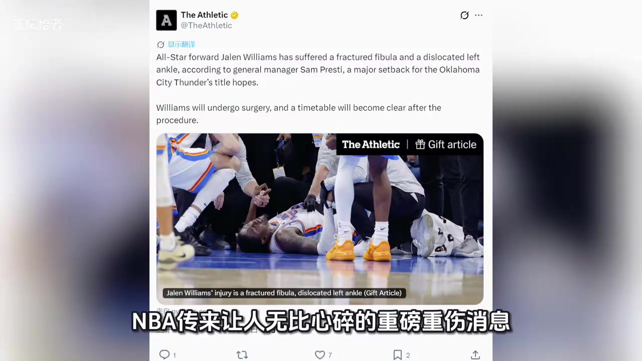 官方宣布！杰威确诊左脚踝脱位加腓骨骨折！西部竞争格局可能改写封面