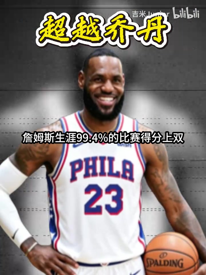 詹姆斯生涯99.4%比赛得分上双，创历史最高纪录 杜兰特与乔丹排后封面
