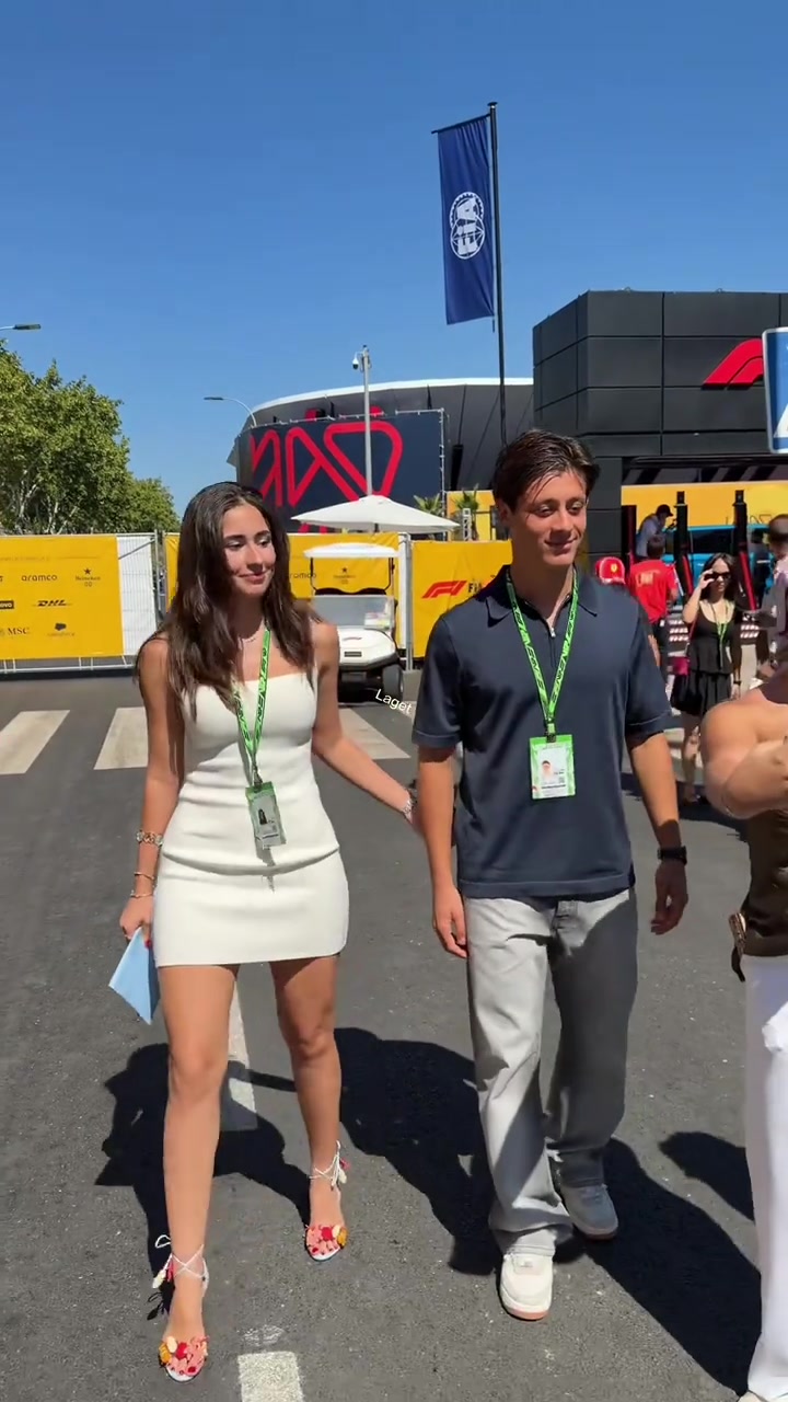 俊男靓女!居莱尔带着女友现身F1围场笑容满面封面