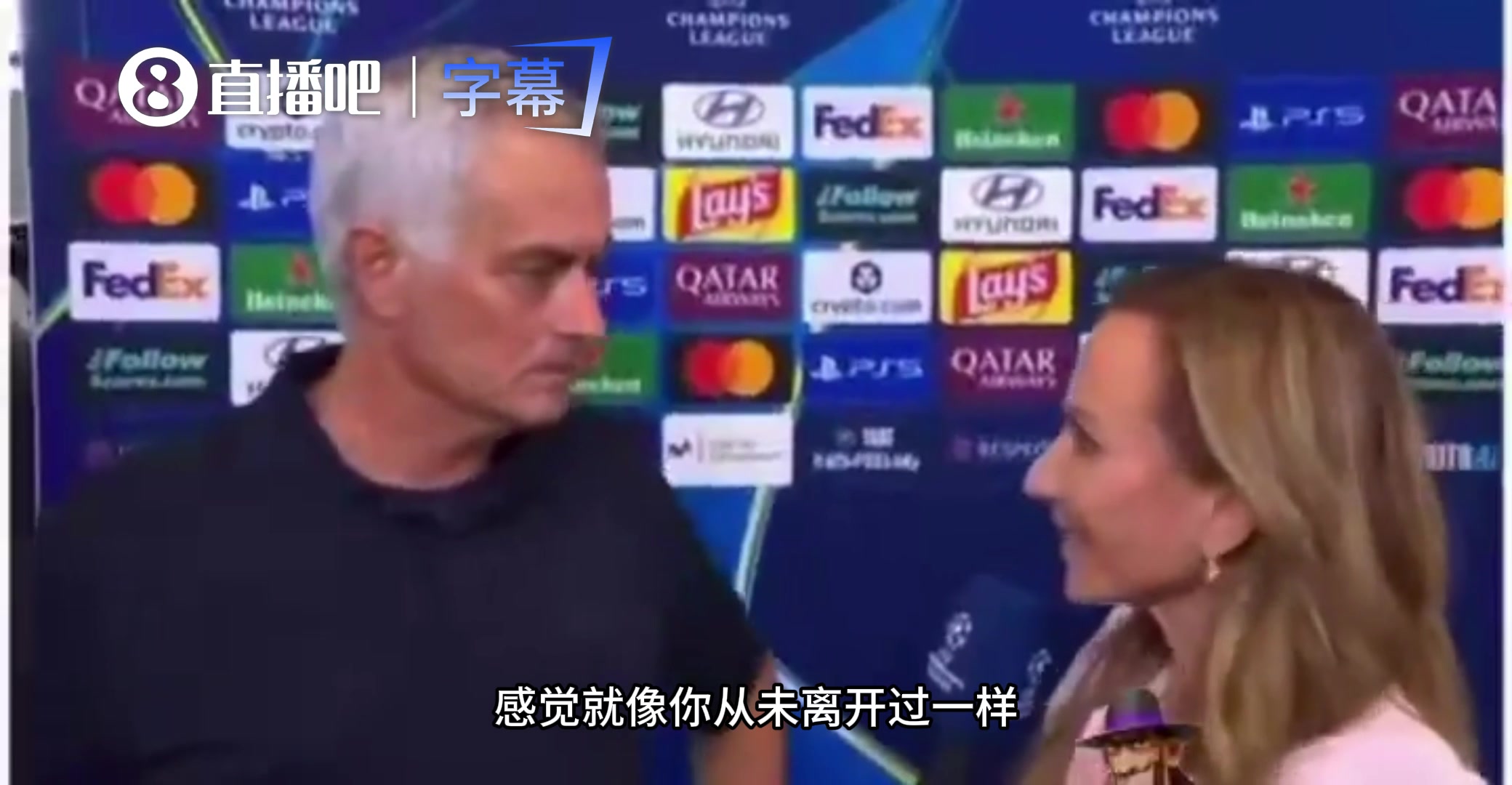 记者:感觉你从未离开欧冠!穆帅:我上季才带本菲卡踢过!封面