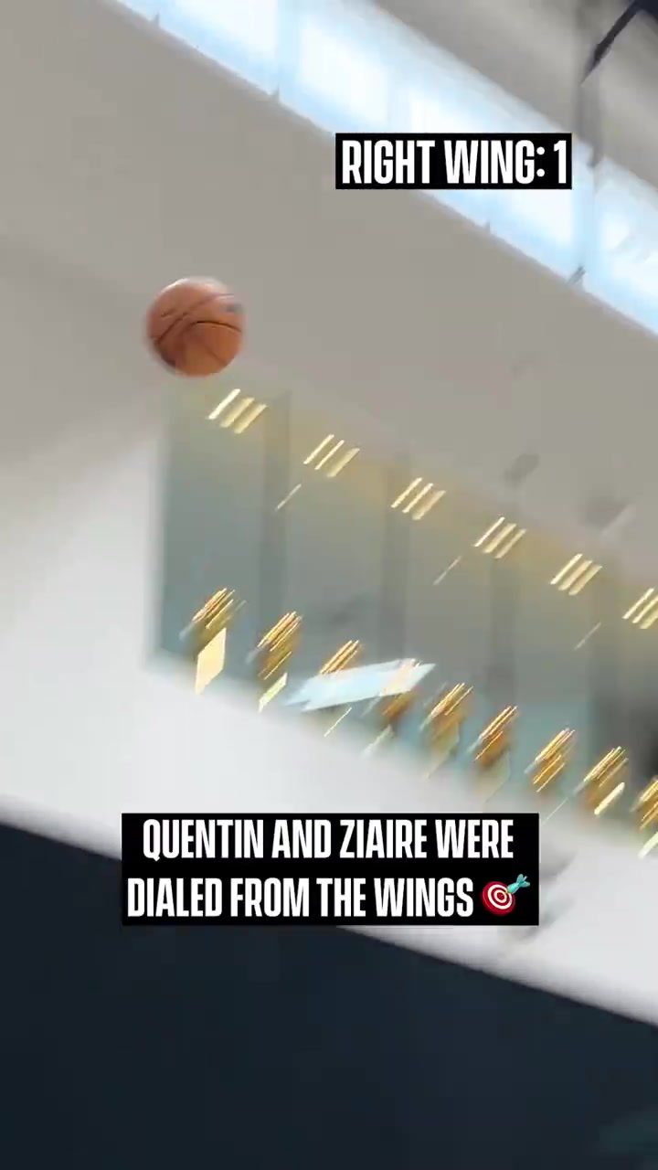 湖人首发侧翼组合?格莱姆斯和扎威进行三分练习🏀封面