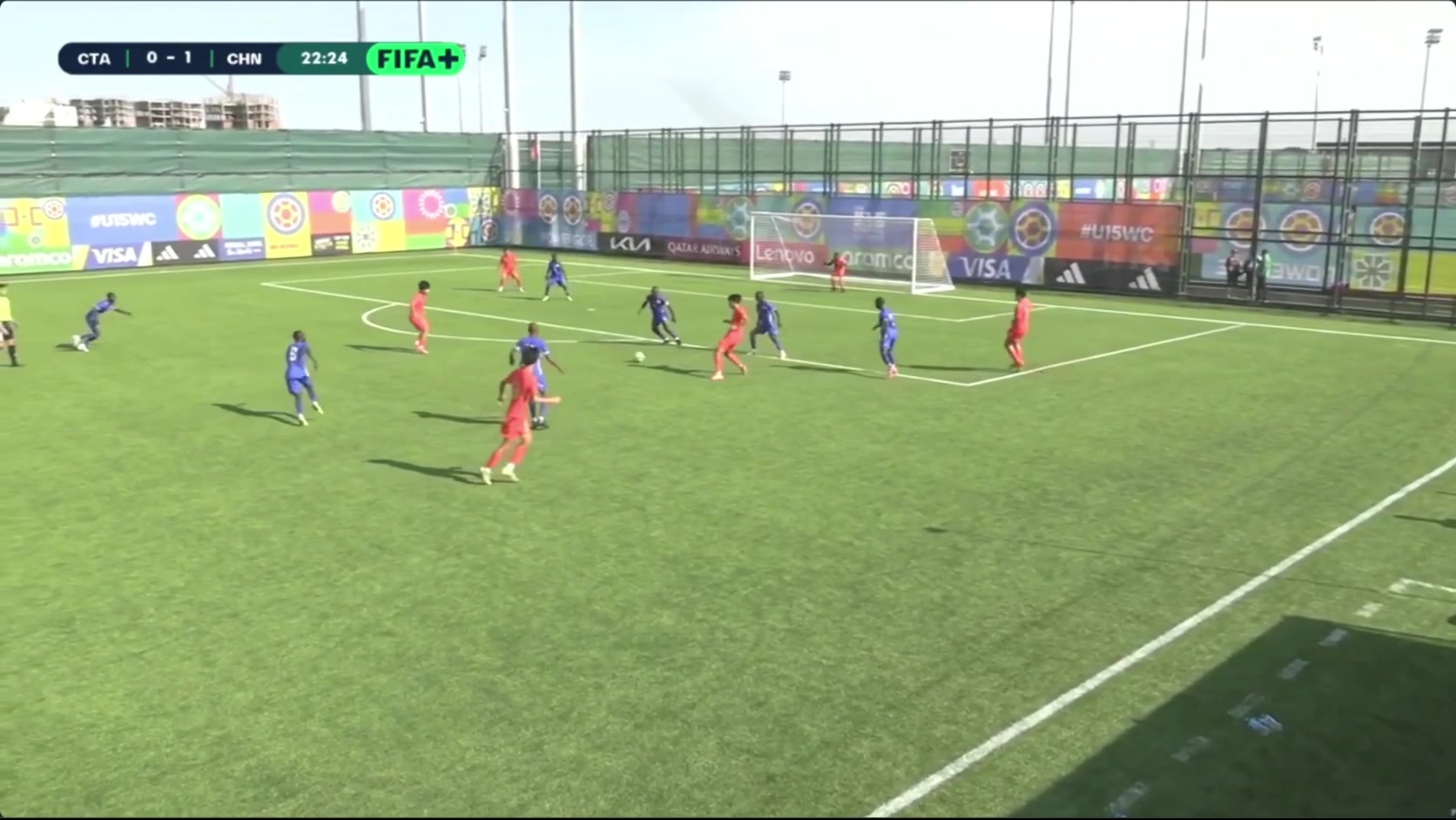U15国足2-0中非!9号小将卧射破门后Siuuuuuuu!封面